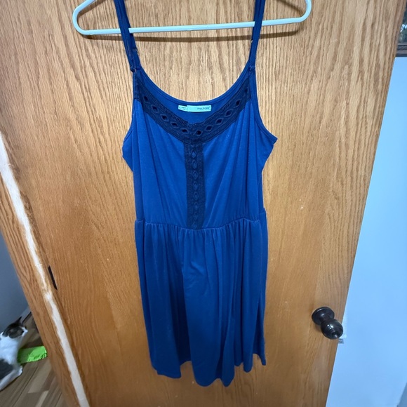 Maurices Dresses & Skirts - Maurices Navy Dress with Lace Accents